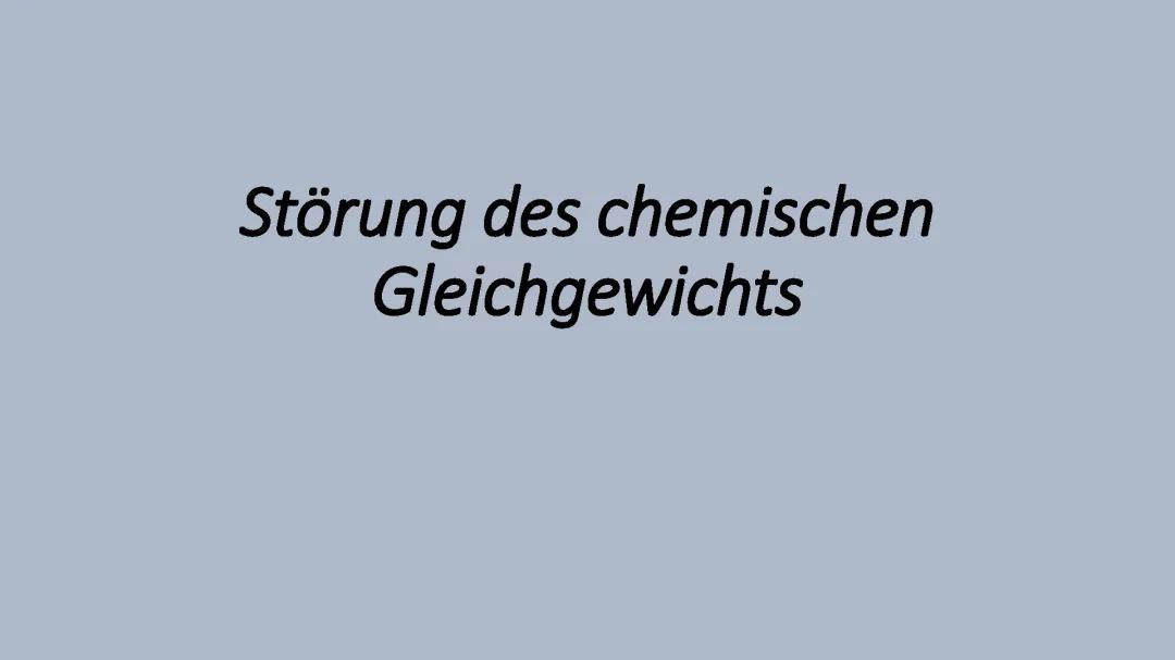 Wie das chemische Gleichgewicht funktioniert: Temperatur, Druck und Konzentration verstehen