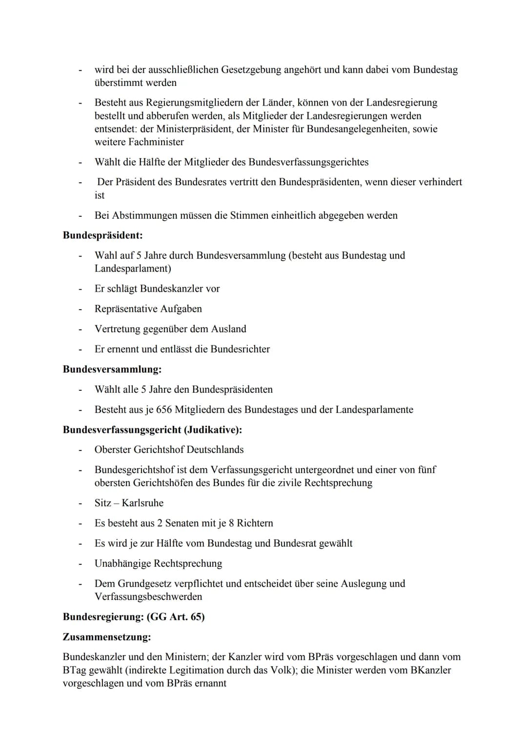 Politikverdrossenheit:
Ist die negative Einstellung der Bevölkerung gegenüber politischen Objekten bzw. ein
gestörtes Verhältnis von Teilen 