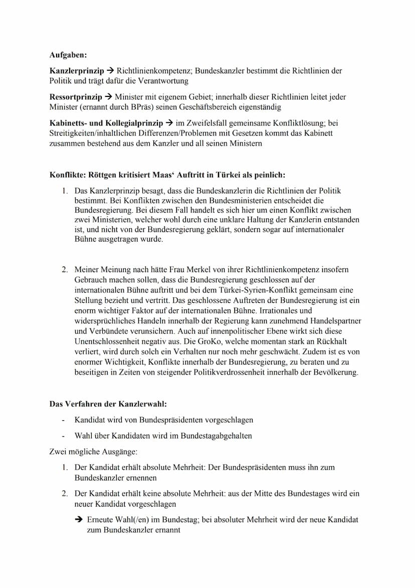 Politikverdrossenheit:
Ist die negative Einstellung der Bevölkerung gegenüber politischen Objekten bzw. ein
gestörtes Verhältnis von Teilen 
