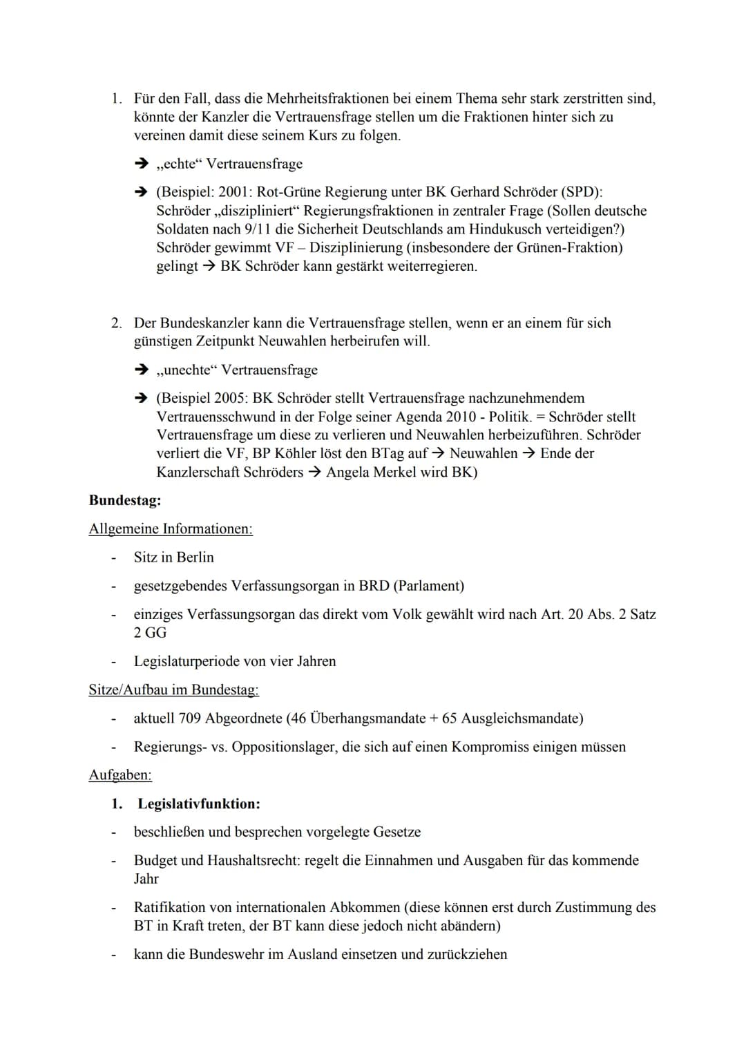 Politikverdrossenheit:
Ist die negative Einstellung der Bevölkerung gegenüber politischen Objekten bzw. ein
gestörtes Verhältnis von Teilen 