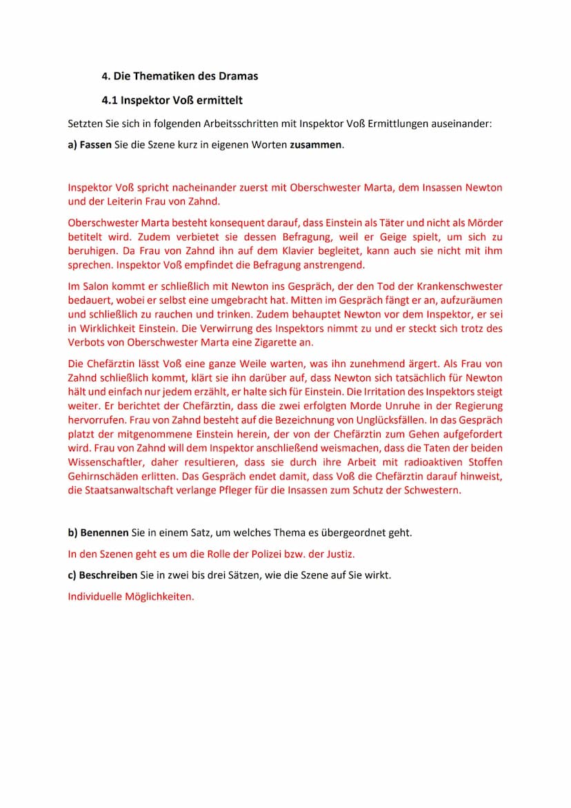 Gattung Dramatik
am Beispiel von Dürrenmatts
„Die Physiker" (1962) Inhaltsverzeichnis
1. Dramentheorie.....
1.1 Das Klassische Drama (Text).