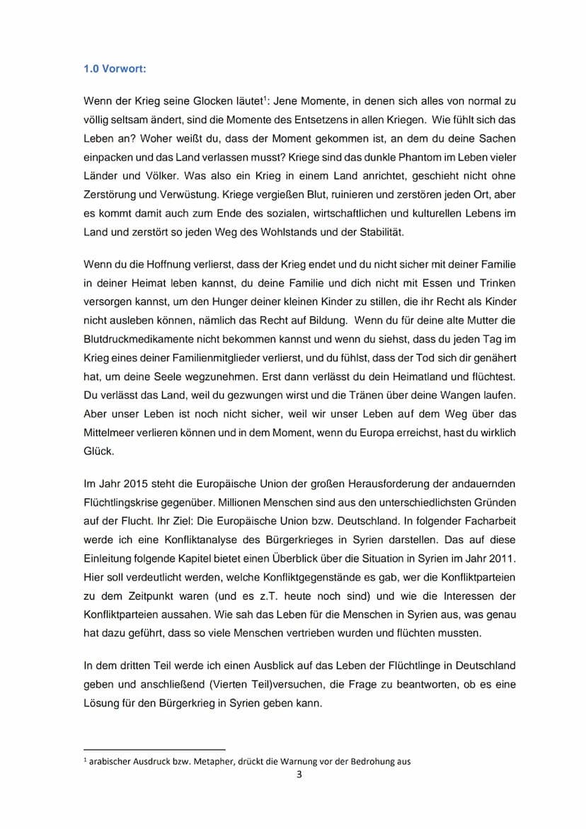*
Brackweder Gymnasium
Facharbeit
Syrien: eine Konfliktanalyse
n
Grundkurs Sozialwissenschaften
Abgabetermin: 26.02.2021
1 Inhaltsverzeichni