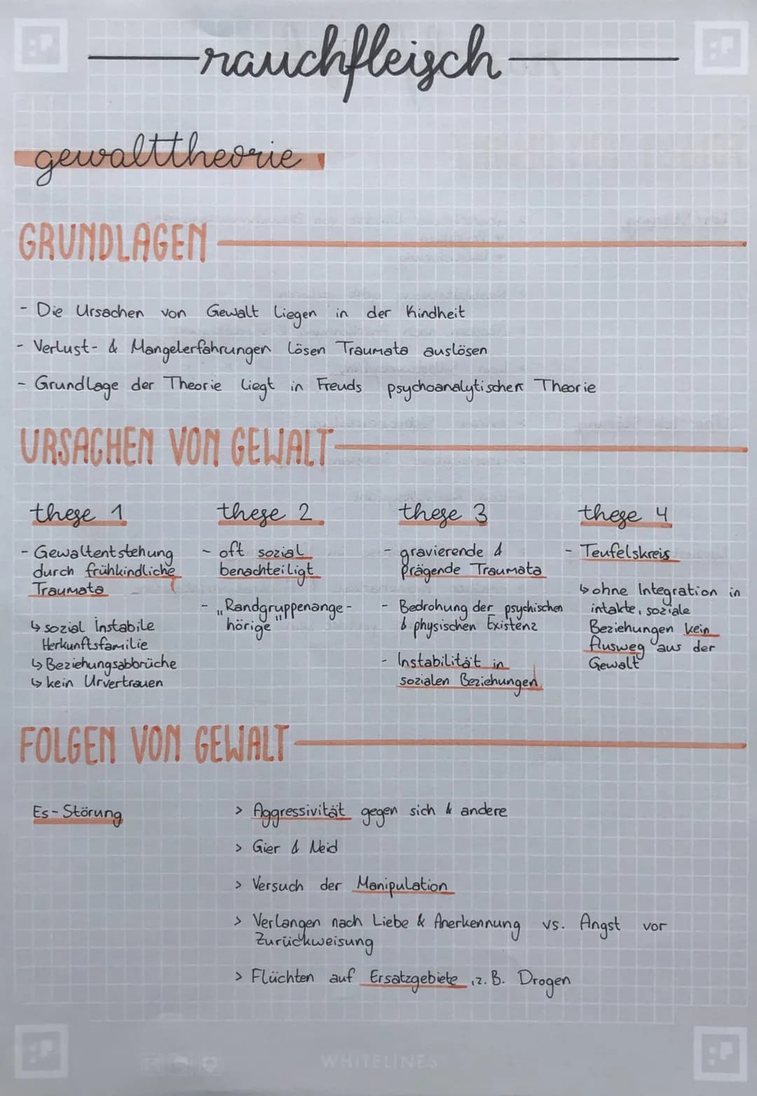 -rauchfleisch
gewalttheorie
GRUNDLAGEN
- Die Ursachen von
Gewalt Liegen in
der Kindheit
- Verlust- & Mangelerfahrungen lösen Traumata auslös