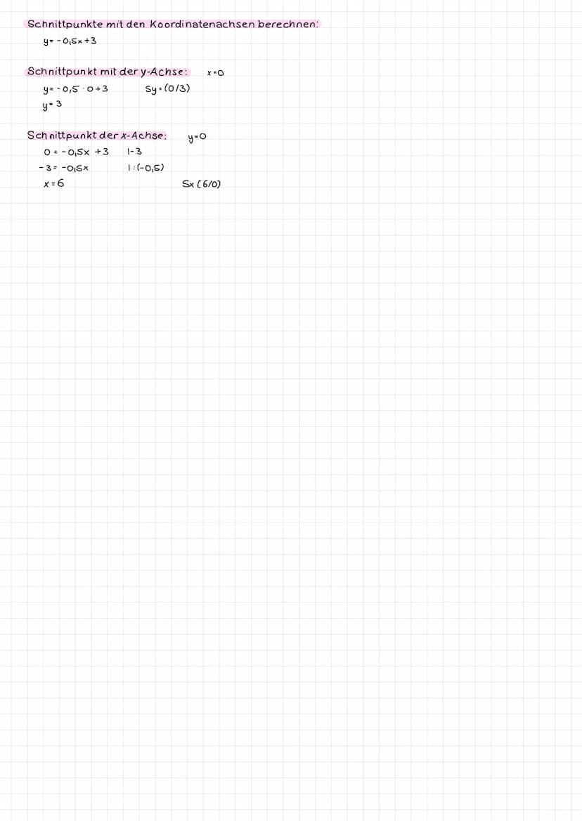 lineare Funktionen
Definition: Jedem x-Wert wird ein
y-Wert zugeordnet.
→aufstellen
Steigung
f(x) = mx + b
einzeichnen
-2
2-
-1 10
4
3
Werte