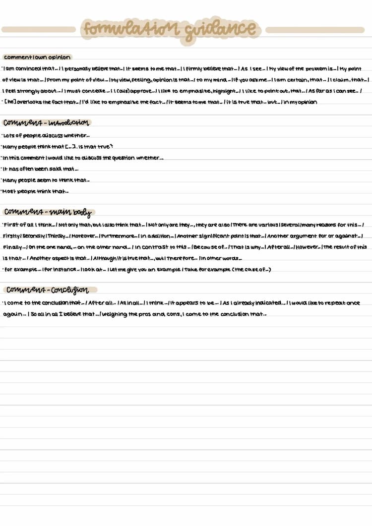Know Formulierungshilfen Englisch Comment thumbnail