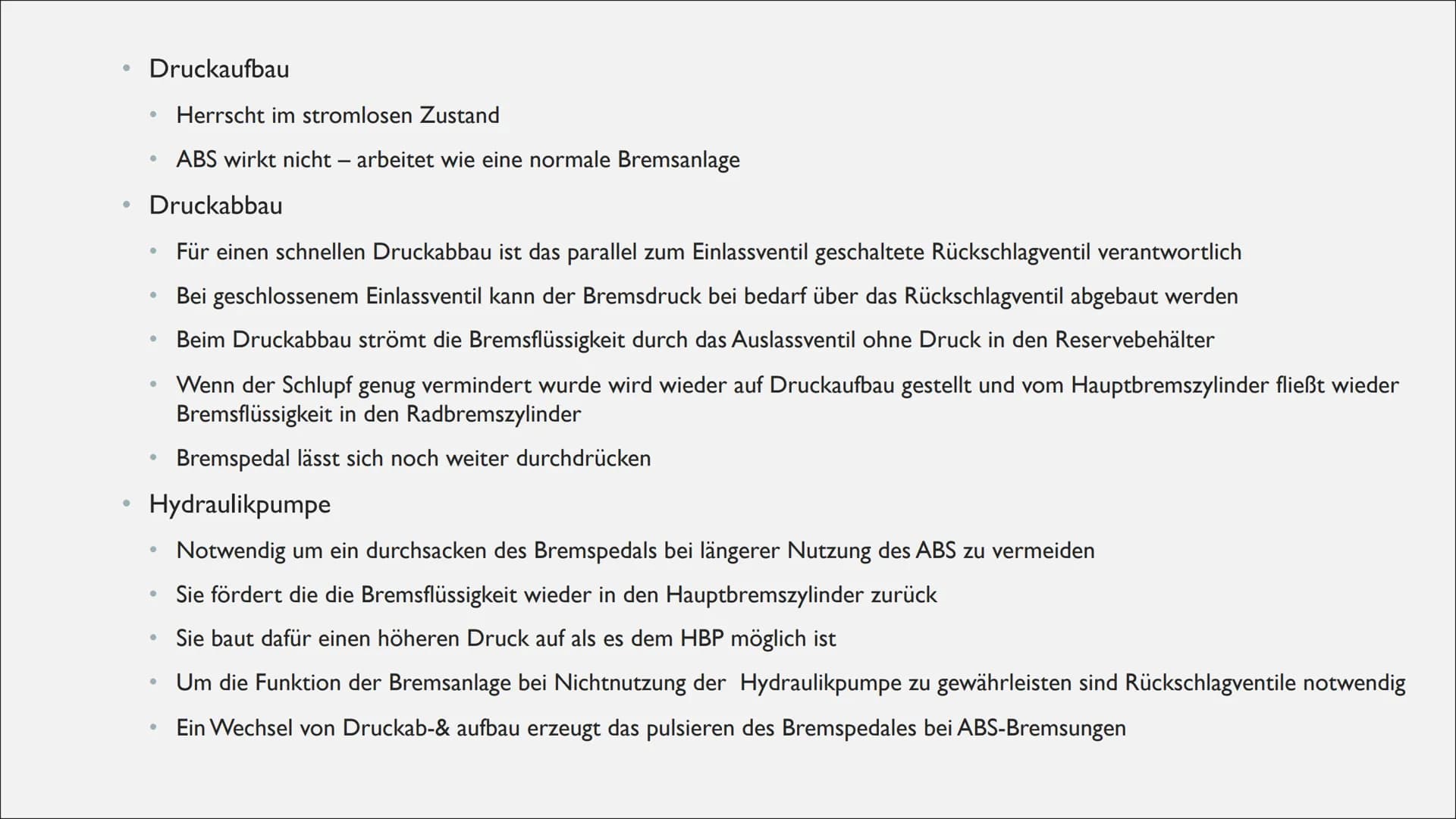 ANTIBLOCKIERSYSTEM (ABS) Auch:
ABV (Automatischer Blockier Verhinderer)
Grund:ABS-Geschützte Bezeichnung (von Bosch)
Geschichte
1928
1965
19