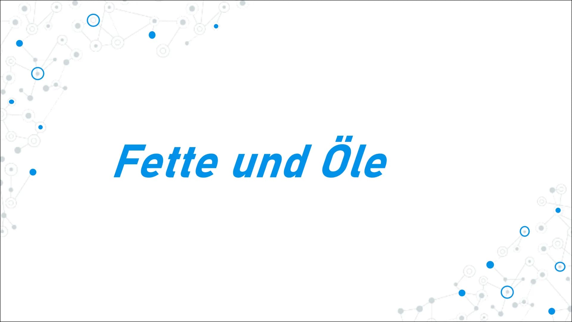 Fette und Öle Inhaltsverzeichnis
1. Aufbau und Eigenschaften von
Fetten:
. Aufbau und funktionelle Gruppe
- Eigenschaften
Schmelztemperatur
