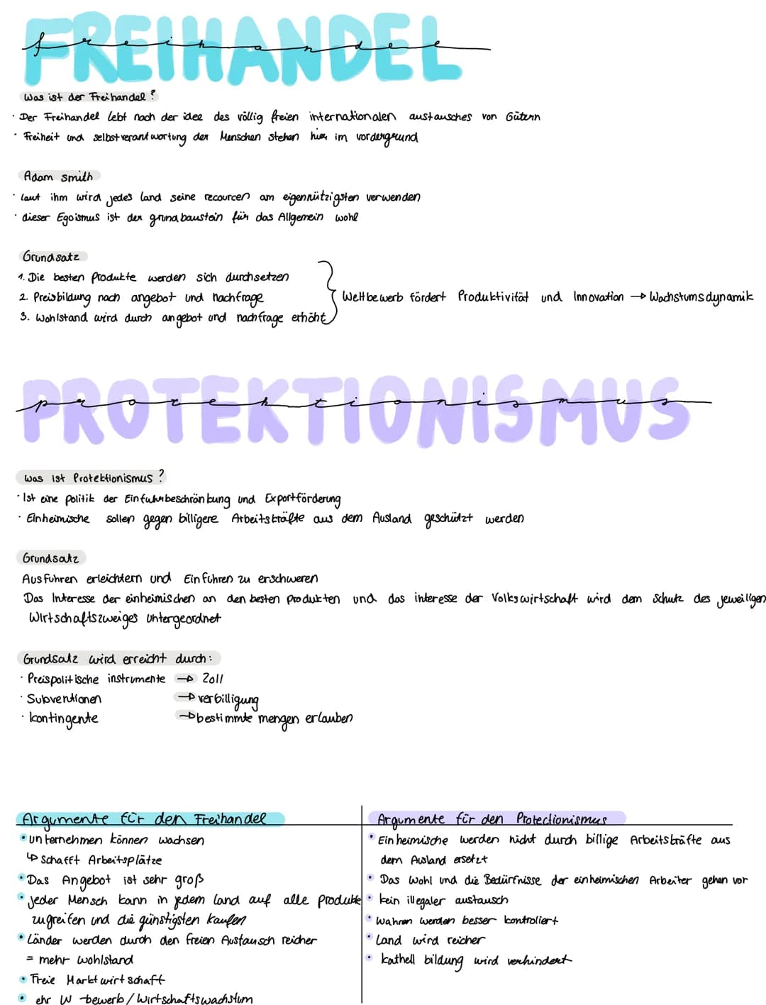 FREINANDEL
I Was ist der Freihandel?
·Der Freihandel lebt nach der idee des völlig freien internationalen austausches von Gütern
• Freiheit 