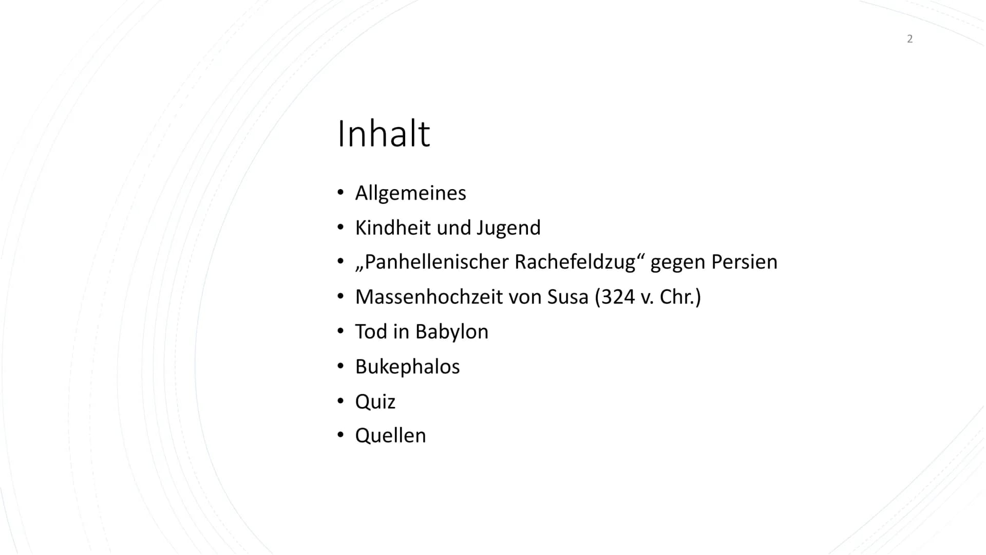 Alexander der Große und Bukephalos - Handout
1 Allgemeines
2 Kindheit und Jugend
ALEXANDER DER GROSSE (356-323 v. Chr.)
König von Makedonien