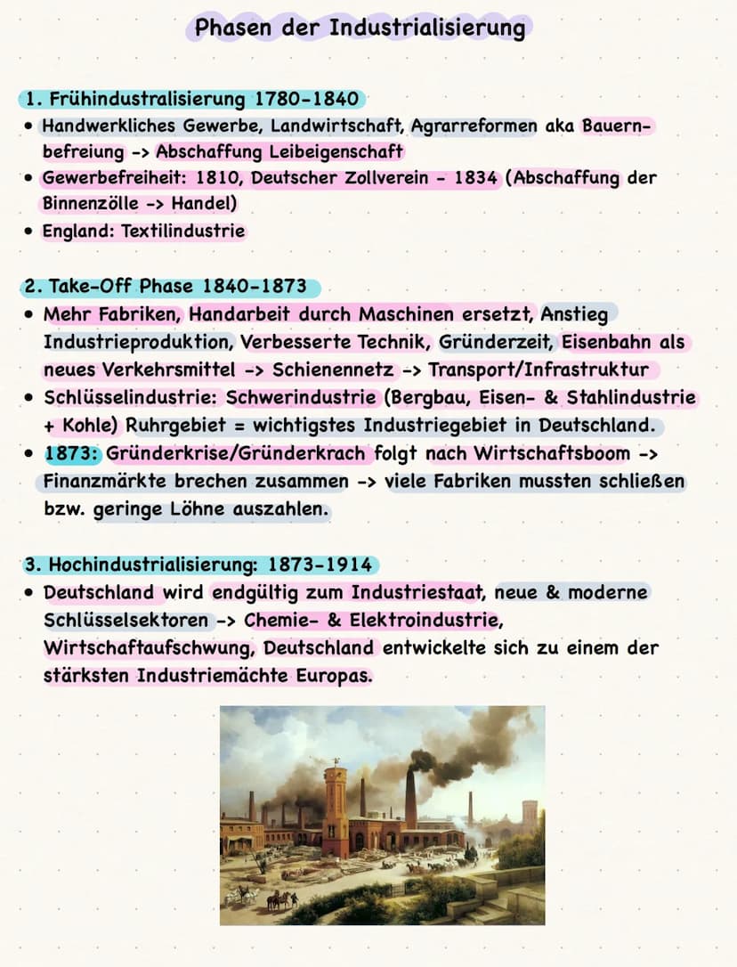 Industrialisierung/Industrielle Revolution
• Europa: 1800-1900 (England sogar früher)
• Der Wandel bzw. Umgestaltung von der Agrargesellscha