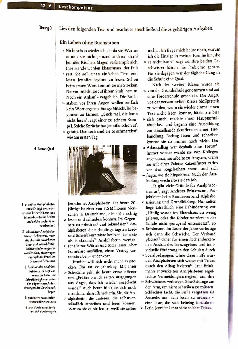 4/
Schritt für
Schritt
TIPP
Lesekompetenz
1 Den Leseprozess steuern
Wenn du glaubst, es würde genügen, einen Text nur einmal zu lesen, um ih