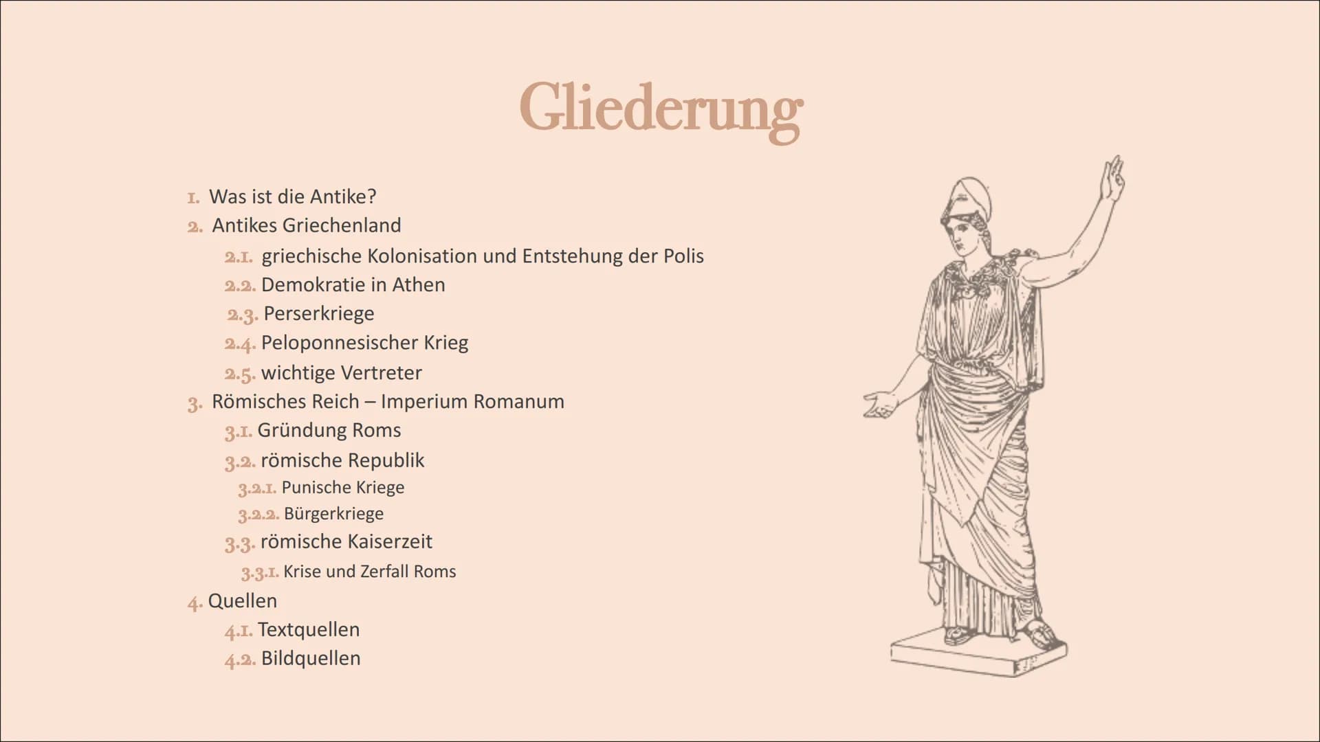 GAG2G2
Die Antike
GA26 25 2 1. Was ist die Antike?
2. Antikes Griechenland
2.1. griechische Kolonisation und Entstehung der Polis
2.2. Demok