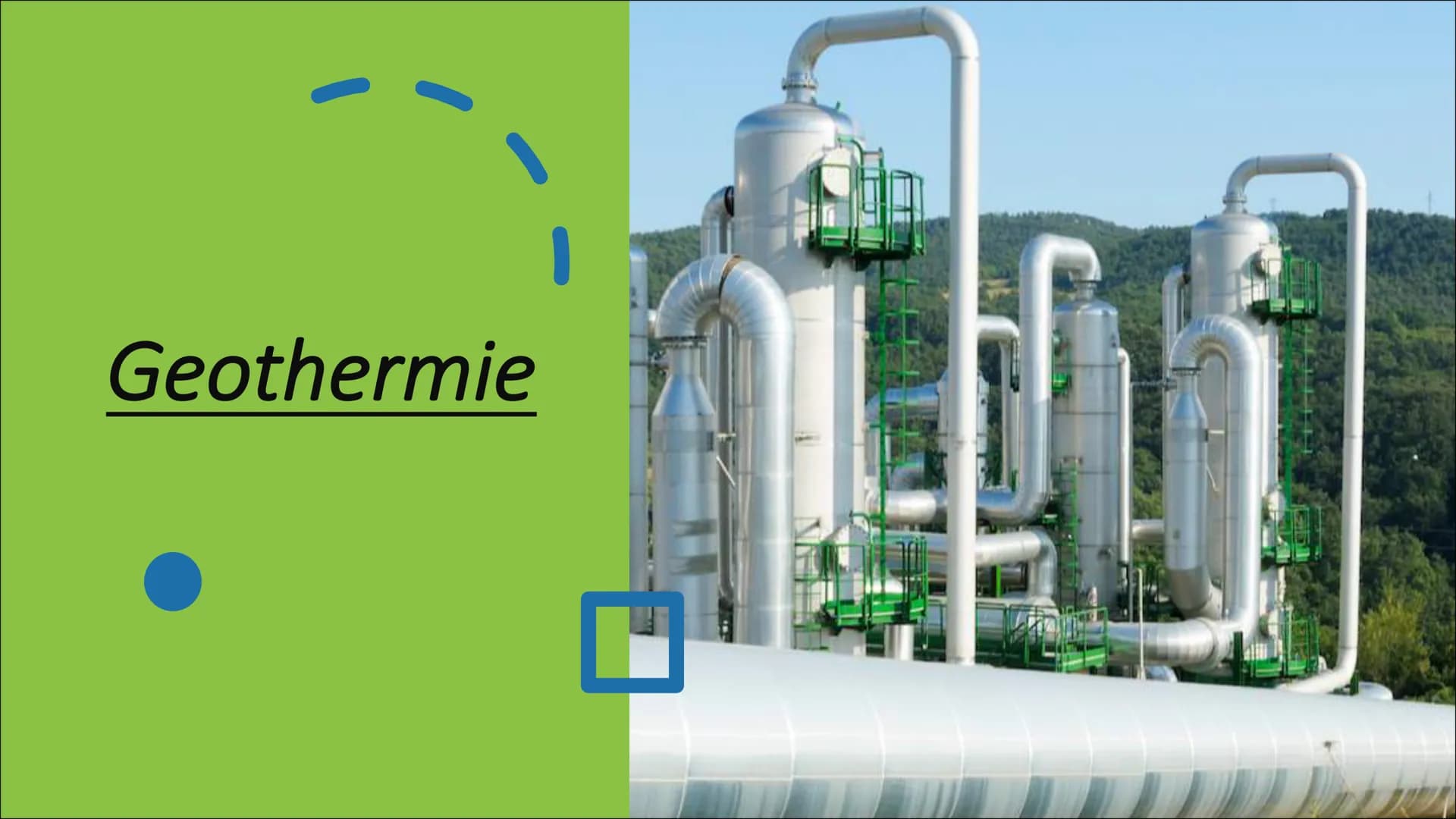 Geothermie
L Inhaltsverzeichnis
Was ist Geothermie?
Wie funktioniert ein
Geothermiekraftwerk?
Arten von Geothermie
Hot-Dry-Rock-Verfahren
Vo