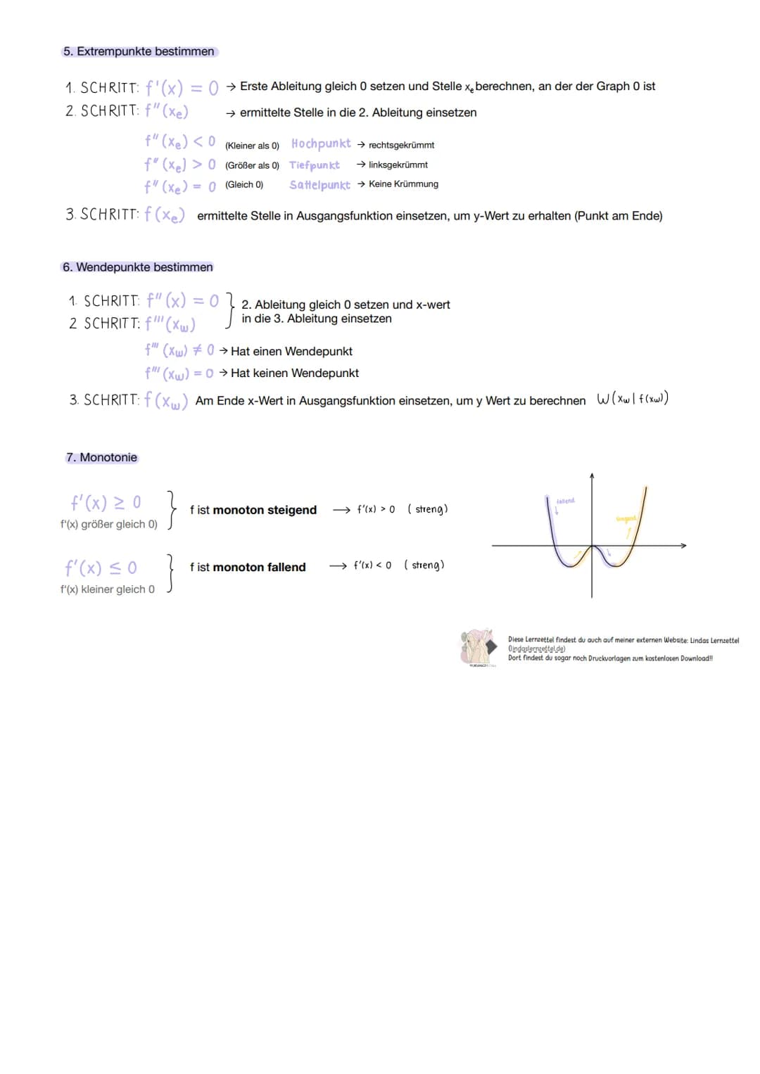 8 Kurven intercouching
BUNDAMAGDALENAL
y
+8
- 1000
Lim f(x)
X-00
NULLSTELLE
1. Definitionsbereich ganzrationaler Funktionen
D = R
umfasst al
