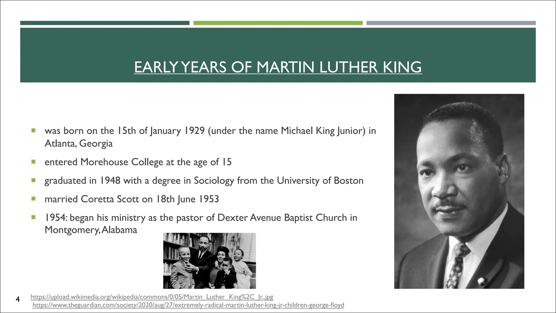 MARTIN LUTHER KING
A PRESENTATION BY...
BAKERMAT
VANDAAD
Délicieuse
RECORDA
https://www.youtube.com/watch?v=PFJeoGu_e8E
I https://upload.wik