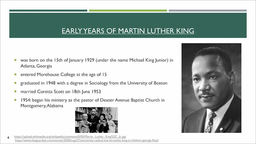 MARTIN LUTHER KING
A PRESENTATION BY...
BAKERMAT
VANDAAD
Délicieuse
RECORDA
https://www.youtube.com/watch?v=PFJeoGu_e8E
I https://upload.wik