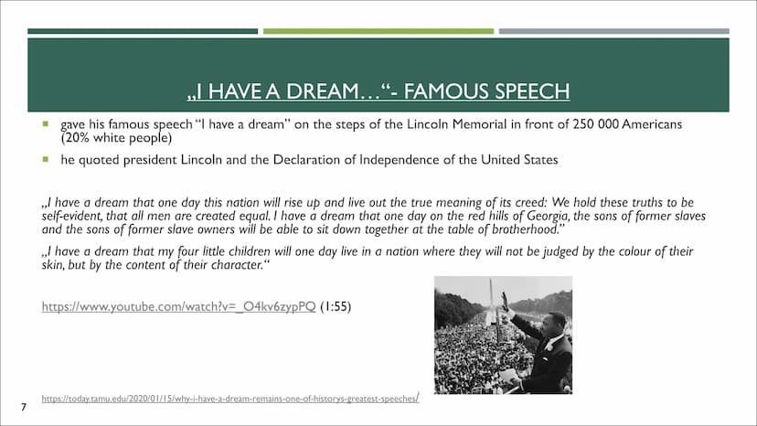 MARTIN LUTHER KING
A PRESENTATION BY...
BAKERMAT
VANDAAD
Délicieuse
RECORDA
https://www.youtube.com/watch?v=PFJeoGu_e8E
I https://upload.wik