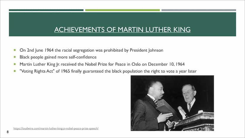 MARTIN LUTHER KING
A PRESENTATION BY...
BAKERMAT
VANDAAD
Délicieuse
RECORDA
https://www.youtube.com/watch?v=PFJeoGu_e8E
I https://upload.wik
