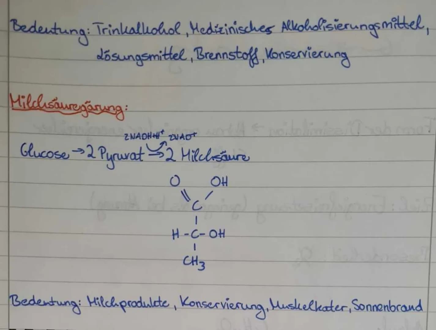 Gärung
Form der Dissimilation → Abbau organischer, energiereicher
Stoffe
Ziel: Energiefreisetzung (geringer als bei Almung)
Besonderheit:
Ab
