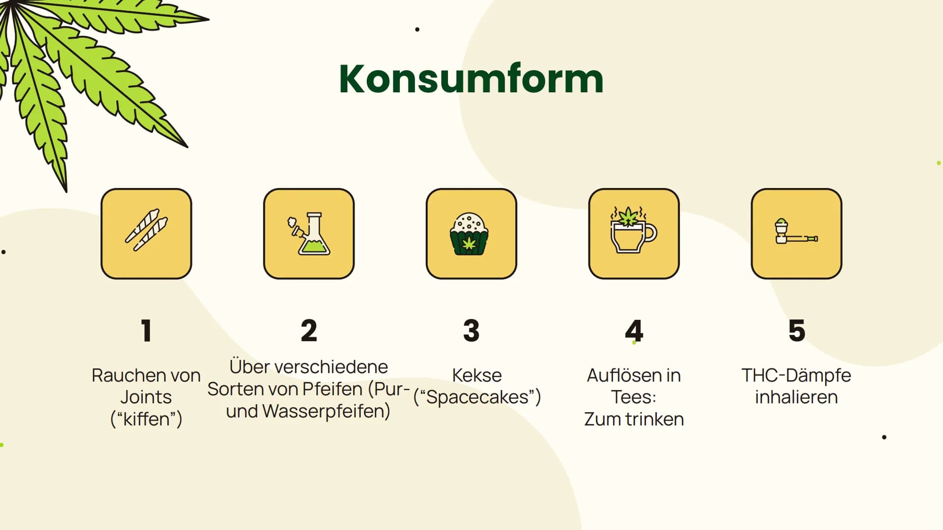 ●
m
Cannabis
... Folgen und Wirkung...
m Allgemeines
Aufbau, Inhaltsstoffe,
Konsumform
Suchtpotenzial
Folgen
Kurzzeitfolgen,
Langzeitfolgen
