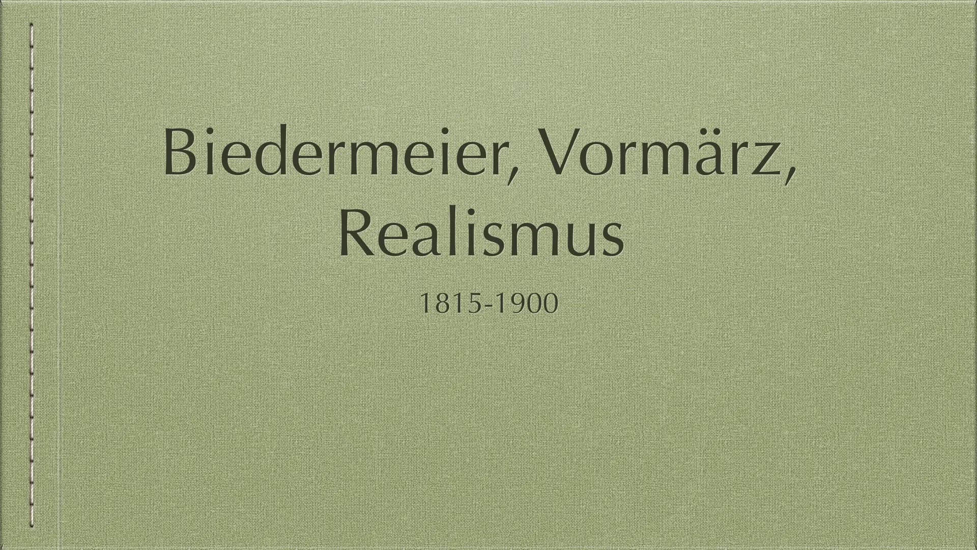 Biedermeier, Vormärz,
Realismus
1815-1900 → Historische Ereignisse
✰
Biedermeier
Vormärz
Realismus
Wichtige Personen
Werke
✰ Quellen
Inhalt 
