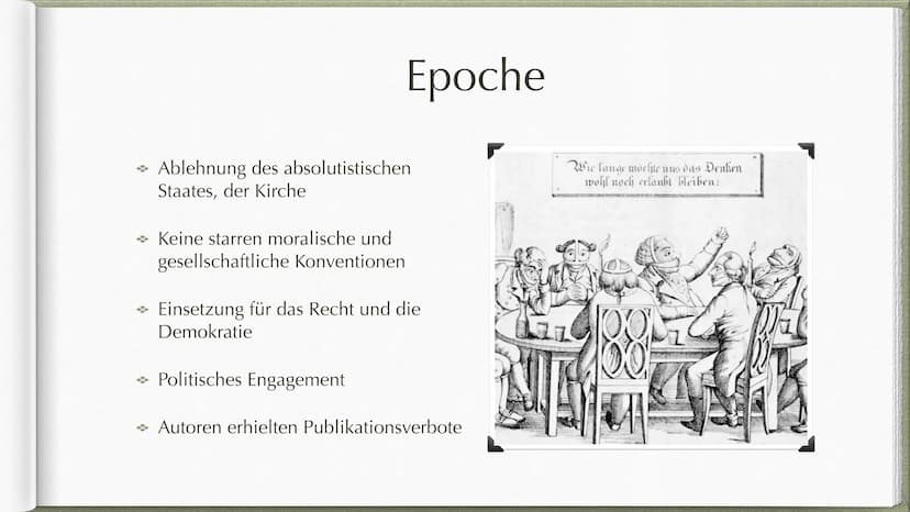 Biedermeier, Vormärz,
Realismus
1815-1900 → Historische Ereignisse
✰
Biedermeier
Vormärz
Realismus
Wichtige Personen
Werke
✰ Quellen
Inhalt 