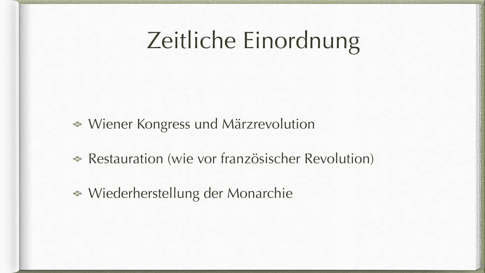 Biedermeier, Vormärz,
Realismus
1815-1900 → Historische Ereignisse
✰
Biedermeier
Vormärz
Realismus
Wichtige Personen
Werke
✰ Quellen
Inhalt 