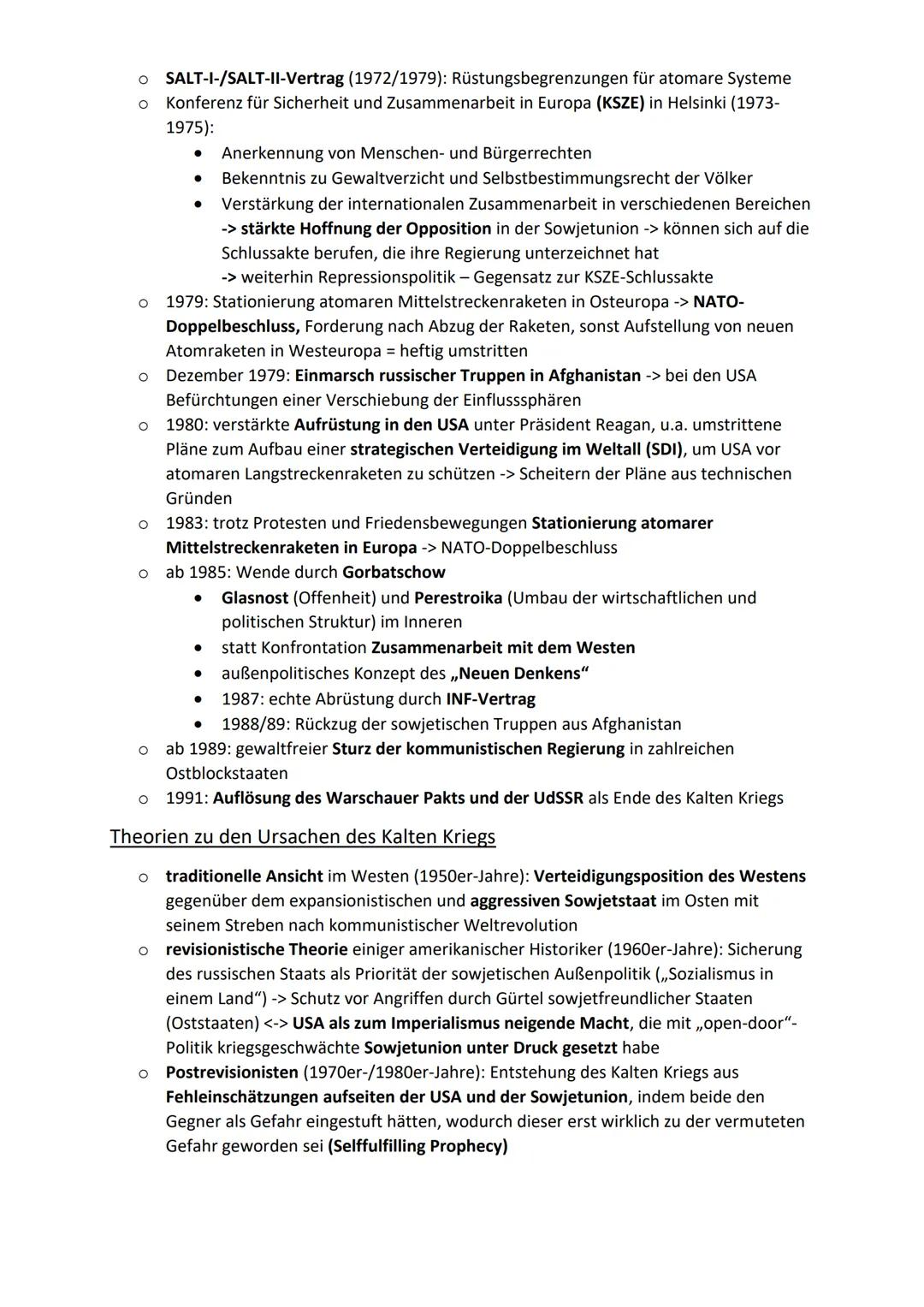 Q3.1 Der Kalte Krieg - stabile oder labile Weltordnung?
Blockbildung und Blockkonfrontation
O Anti-Hitler-Koalition -> Zweckbündnis zwischen