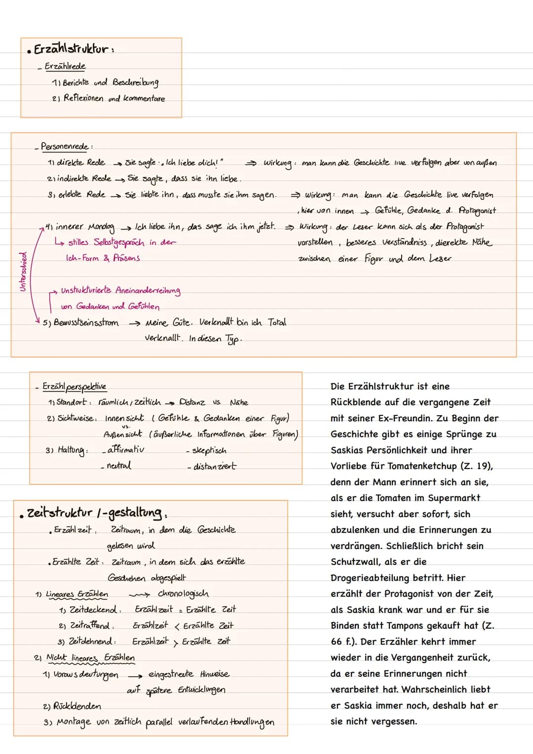 Kurzgeschichte
Merkmale
● Kurz
• Außergewöhnliches im Alltäglichen
• Schilderung eines Konfliktes, der zu einem Wendepunkt führt
Konzentrati