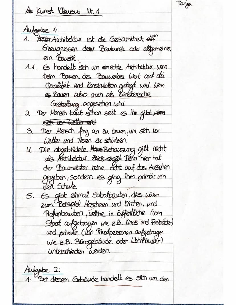 BK/JS 2/2-stündig / Klausur 1/
Theoretische Klausur Nr. 1
Tanja
Zeit: 60 Minuten
Name:
16. November 2020
Punkte: /55 Note: Nr
Aufgabe 1:
1. 