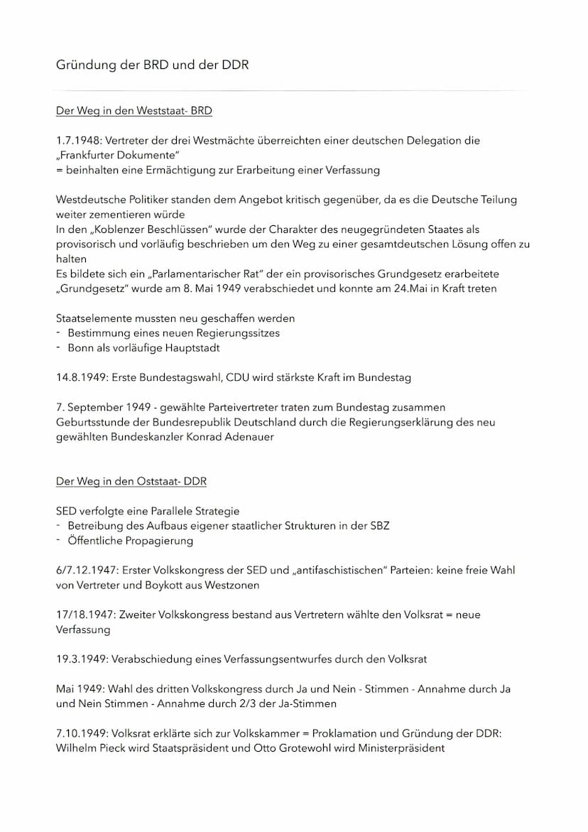 Die Siegermächte
Nachkriegspläne der USA
- ökonomisch gestärkt aus dem Weltkrieg = Territorium war verschont geblieben
- weltweit bedeutends