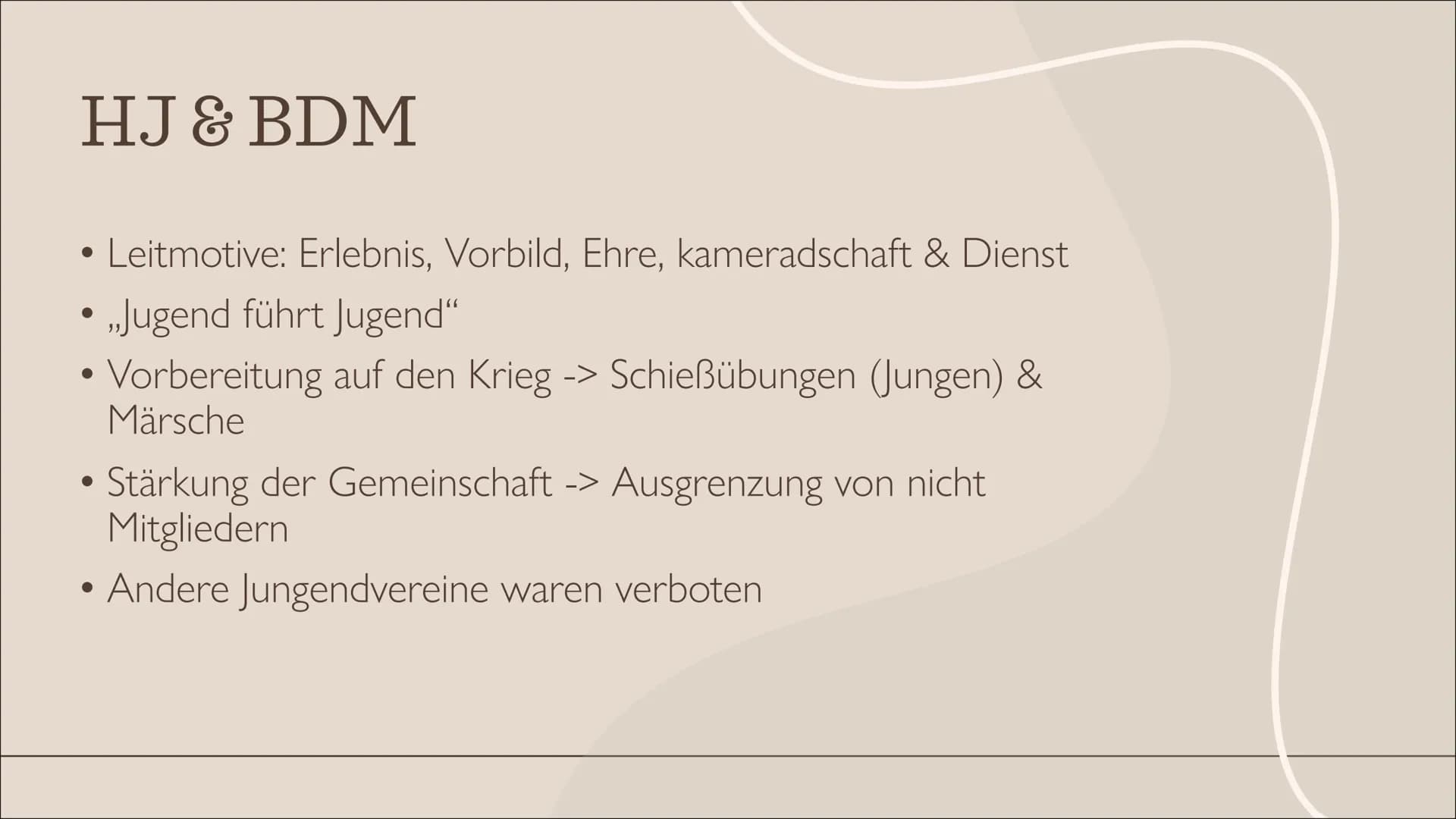 Erziehung im
Nazionalsozialismus Inhalt
Grundprinzipien
Erziehungsgrundsätze
Gebrauchspädagogik
Hj& BDM
Leitmotive
Schule im Nationalsoziali