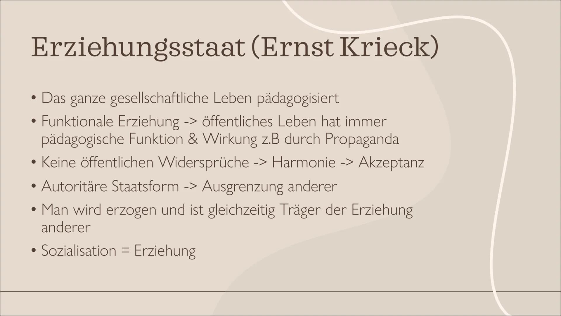 Erziehung im
Nazionalsozialismus Inhalt
Grundprinzipien
Erziehungsgrundsätze
Gebrauchspädagogik
Hj& BDM
Leitmotive
Schule im Nationalsoziali
