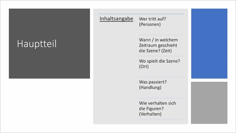 Aufbau einer Szenenanalyse
Julia & Tabea Einleitung
• Autor
• Titel des Dramas
• Thema des Dramas
Literaturepoche
• Entstehungszeitraum
Erst