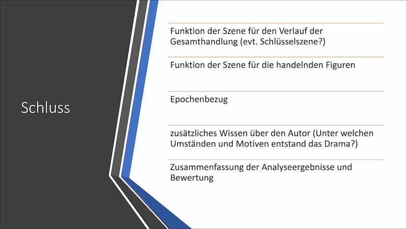 Aufbau einer Szenenanalyse
Julia & Tabea Einleitung
• Autor
• Titel des Dramas
• Thema des Dramas
Literaturepoche
• Entstehungszeitraum
Erst