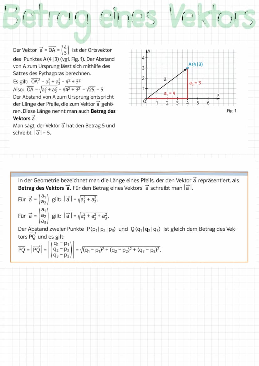 Analytische Geometrie
Grundlagen
Definition Vektor
Aufstellen von Vektoren
: Additionsverfahren für LGS beherrschen
Lineare Unabhängigkeit &