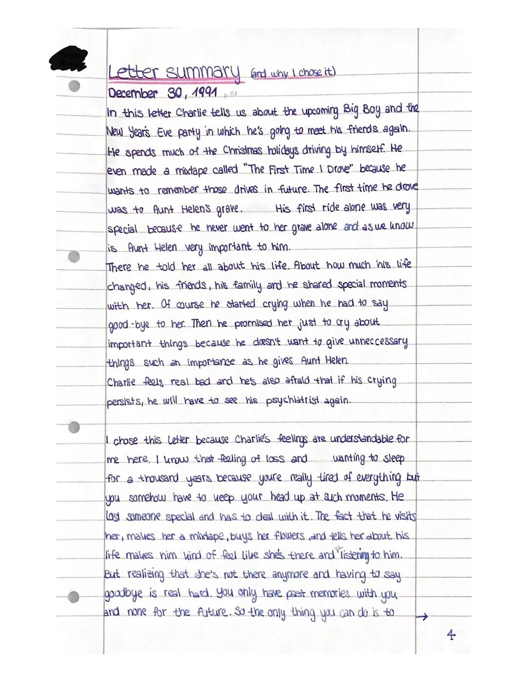 TAB
The Perks of
Being a
Wallflower
1247777
O723
QWE
Z
Dear friend,
reading log
STEPHEN CHBOSKY
Ma
1 Structure
P.1. Cover
p.2 Structure
p.3.
