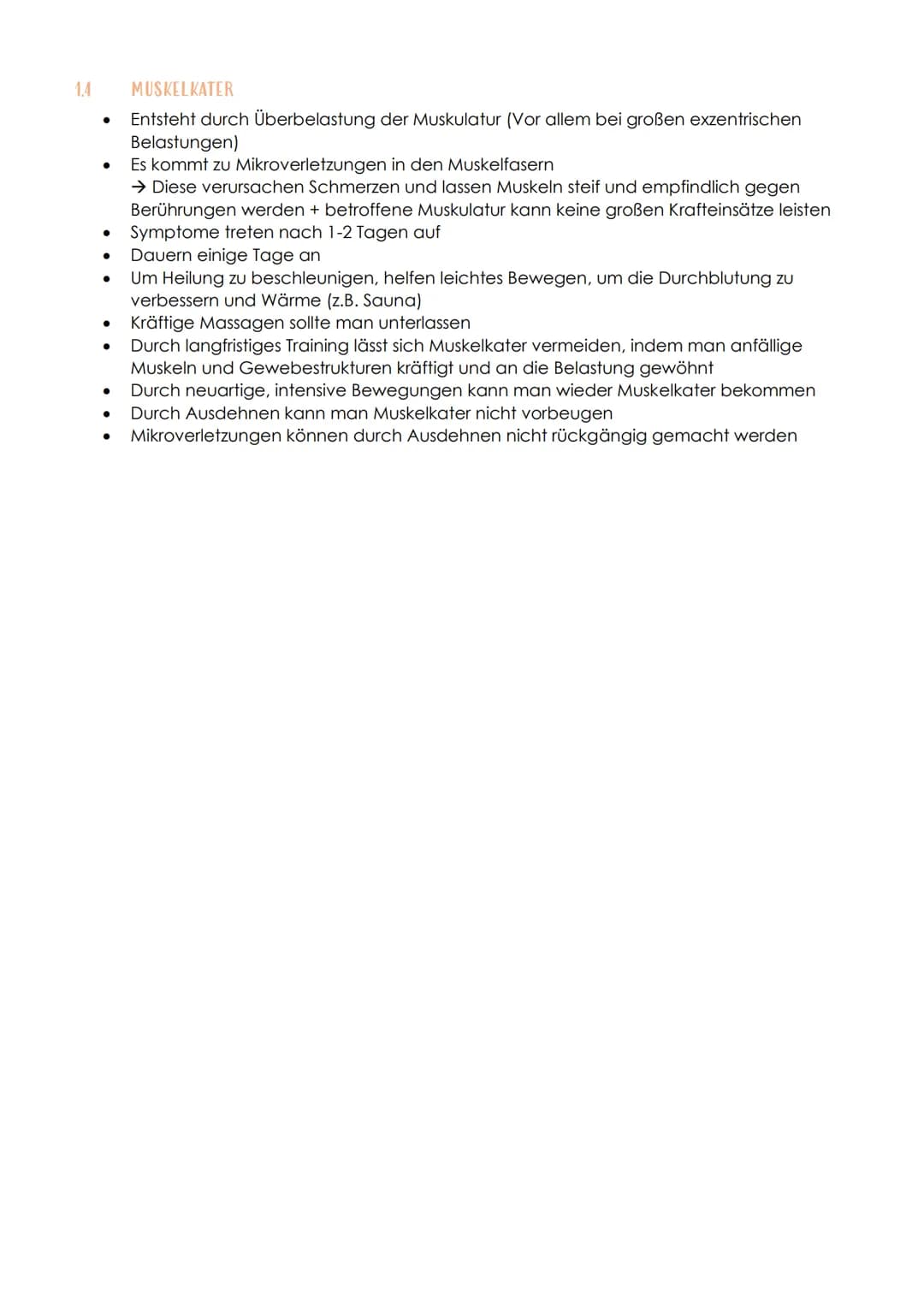 Sport Lernzettel
MODUL 0: WAS IST FITNESS?
FITNESS
Fitness beschreibt einen Zustand, der die körperliche Leistungsfähigkeit bzw. die Entwick