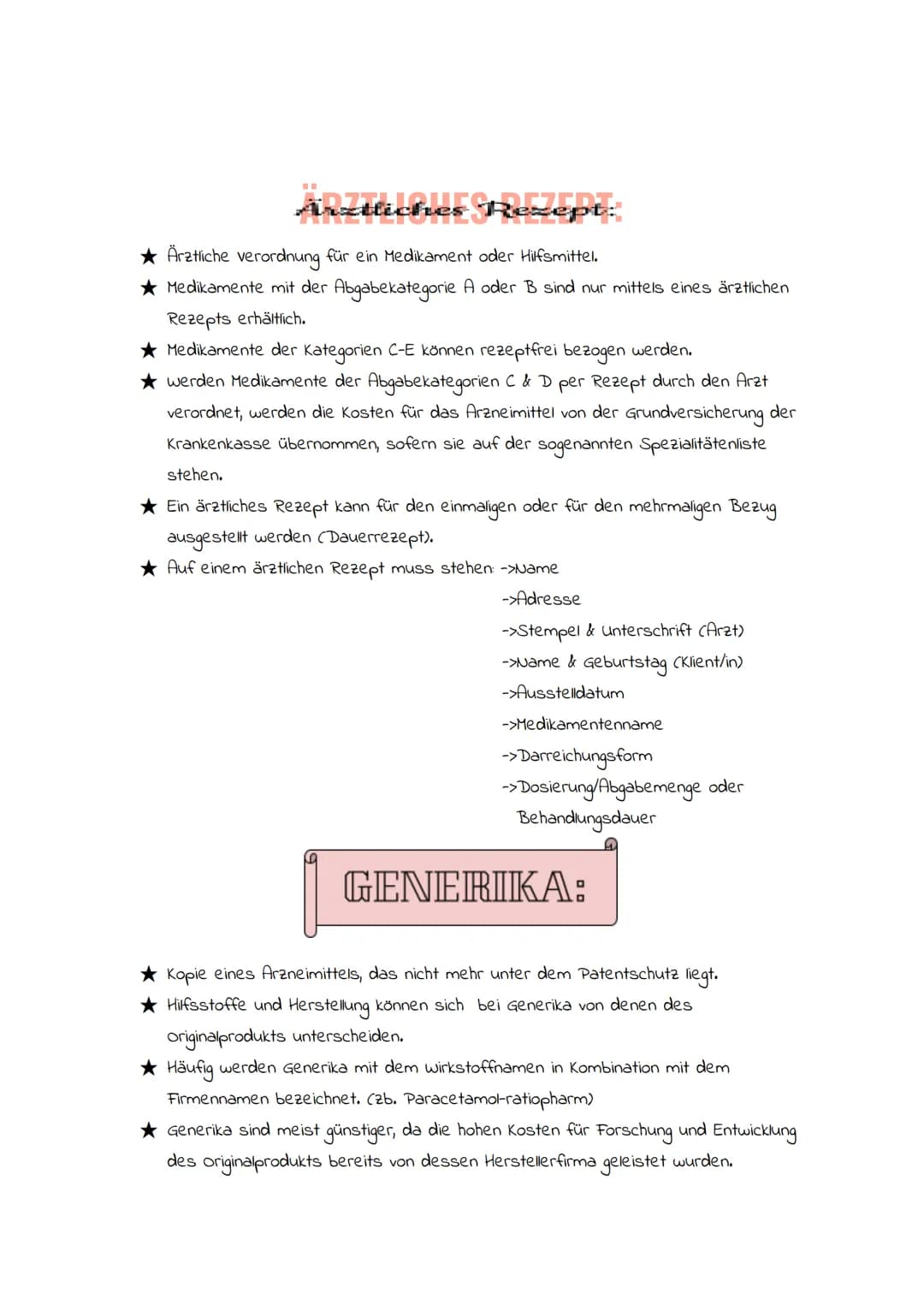 D3: Richten und Verabreichen von Medikamenten.
Bedeutung für den Menschen.
Medikamente können für Menschen unterschiedliche Bedeutungen habe