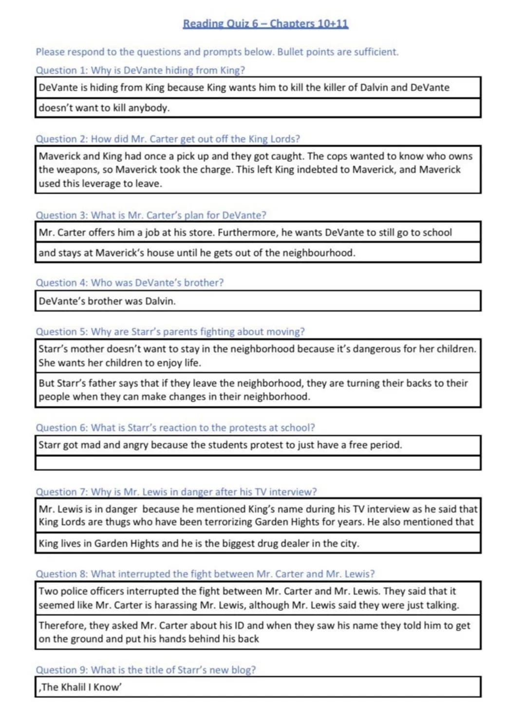 Reading Quiz 6- Chapters 10+11
Please respond to the questions and prompts below. Bullet points are sufficient.
Question 1: Why is DeVante h