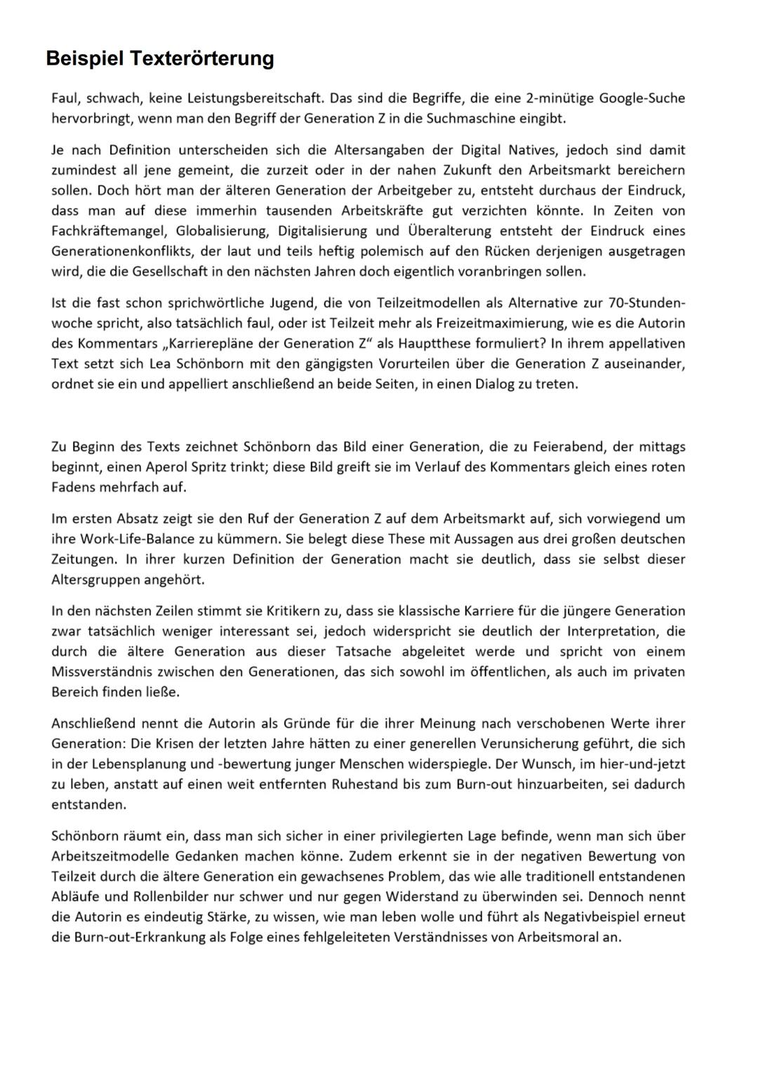 # Deutsch Abiturprüfung – Texterörterung

1. **Vor dem Verfassen**
- Text mehrmals lesen bis man es verstanden hat
- Dabei:
  → Alle Behaupt