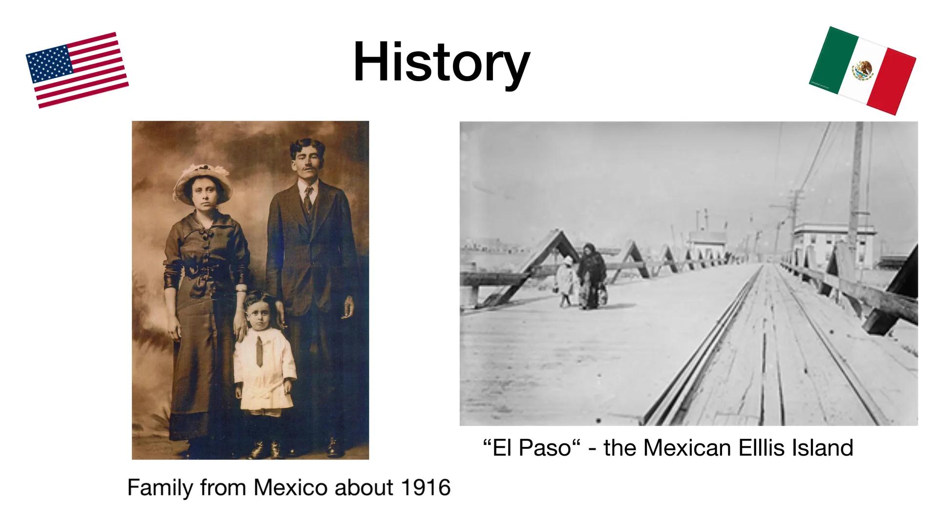 Immigration from Mexico to the U.S.
A Chance for a better life? ●
General information
History
• Push and Pull factors
●
Way from Mexico to t