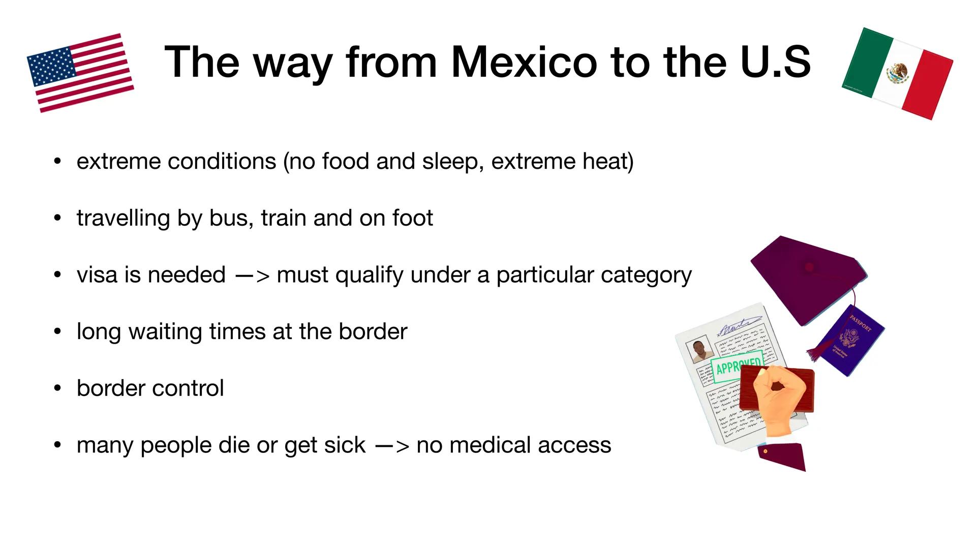Immigration from Mexico to the U.S.
A Chance for a better life? ●
General information
History
• Push and Pull factors
●
Way from Mexico to t
