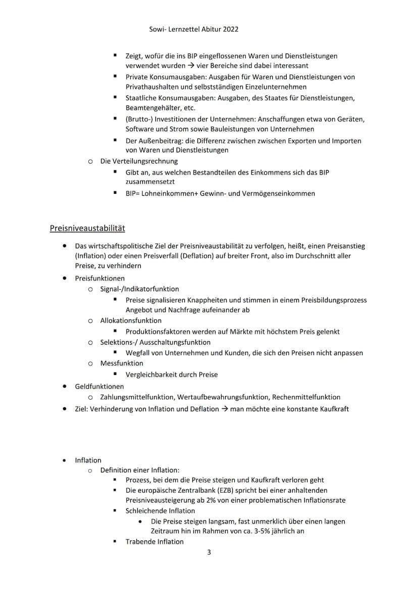 Stabilitäts- und Wachstumsgesetz
●
Gilt seit 1967 in der Bundesrepublik Deutschland
Fasst wirtschaftspolitische Ziele der sozialen Marktwirt