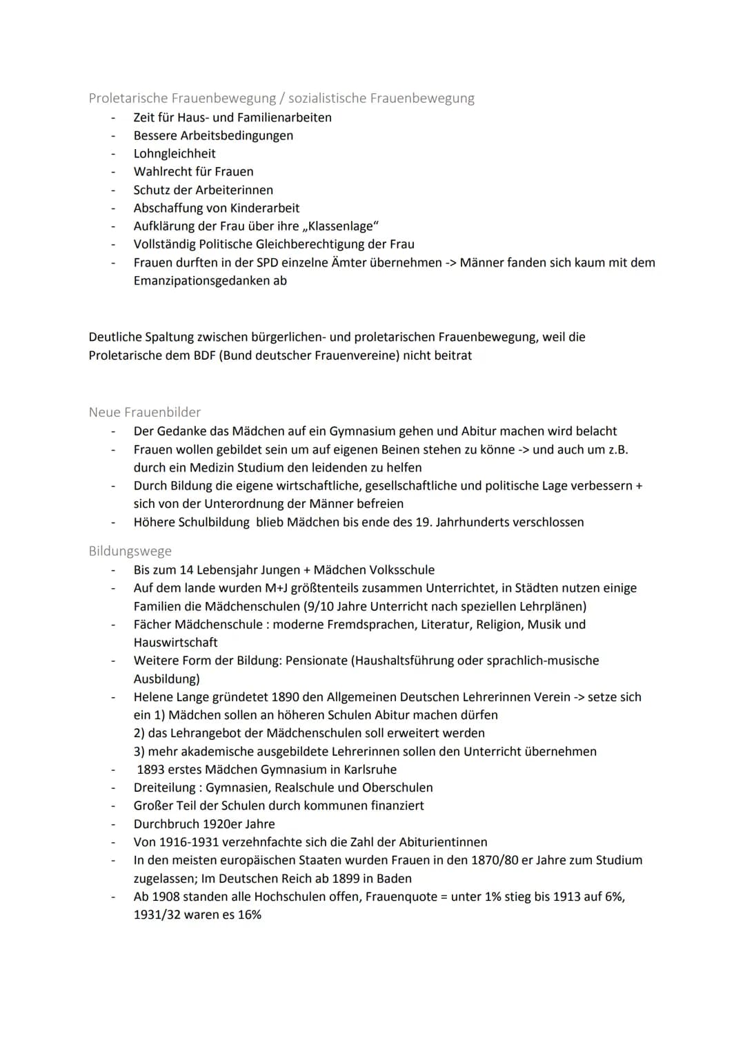 # Frauenbewegung und Emanzipation

Der Allgemeine Deutsche Frauenverein (ADF)

- ADF = eine der größten und erfolgreichsten Selbsthilfeorgan