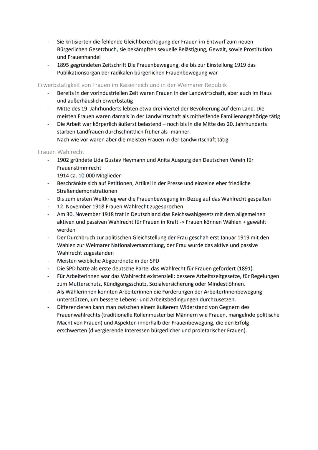 # Frauenbewegung und Emanzipation

Der Allgemeine Deutsche Frauenverein (ADF)

- ADF = eine der größten und erfolgreichsten Selbsthilfeorgan