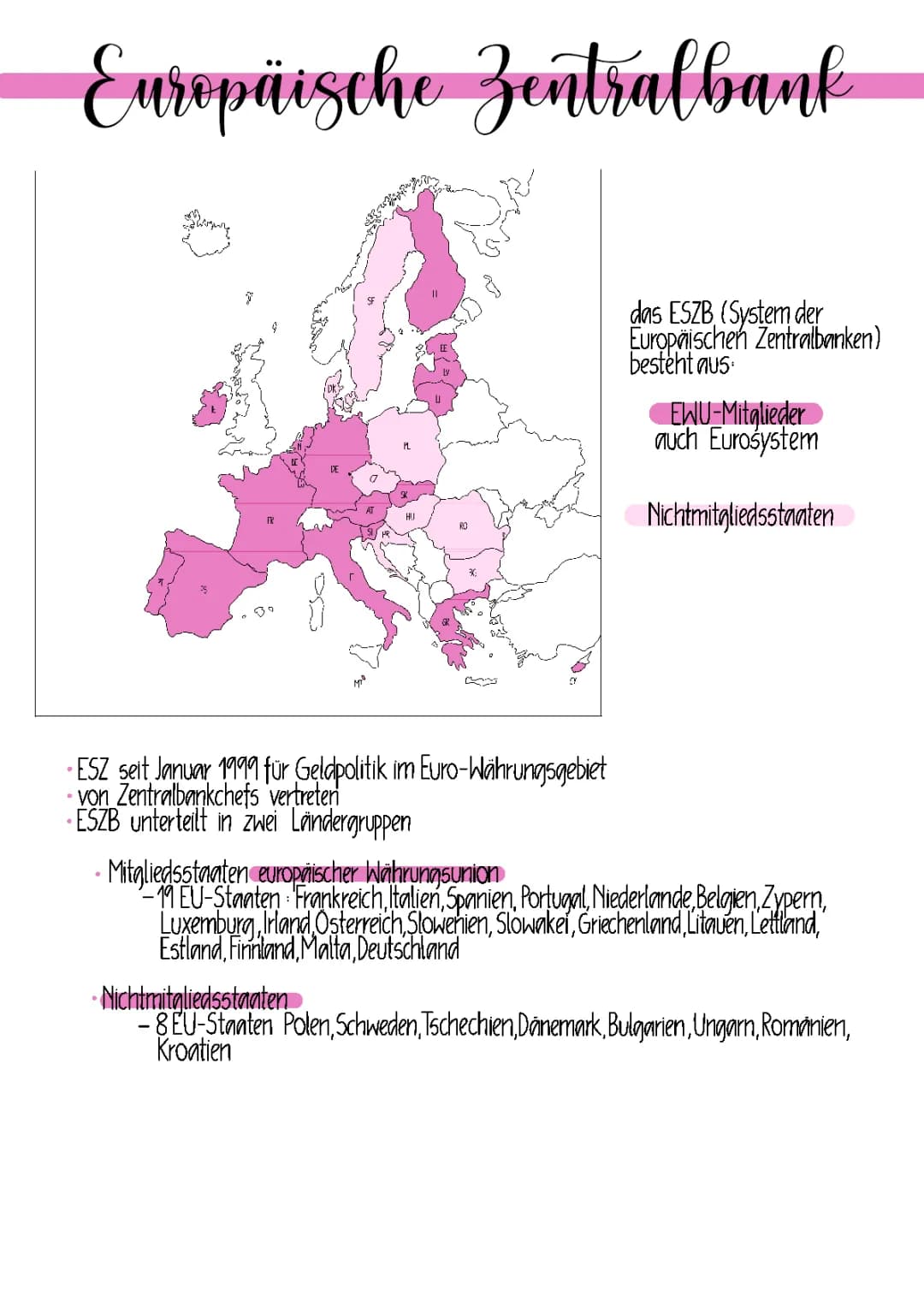 Alles über die EZB: Aufgaben, Ziele und Aufbau 📚