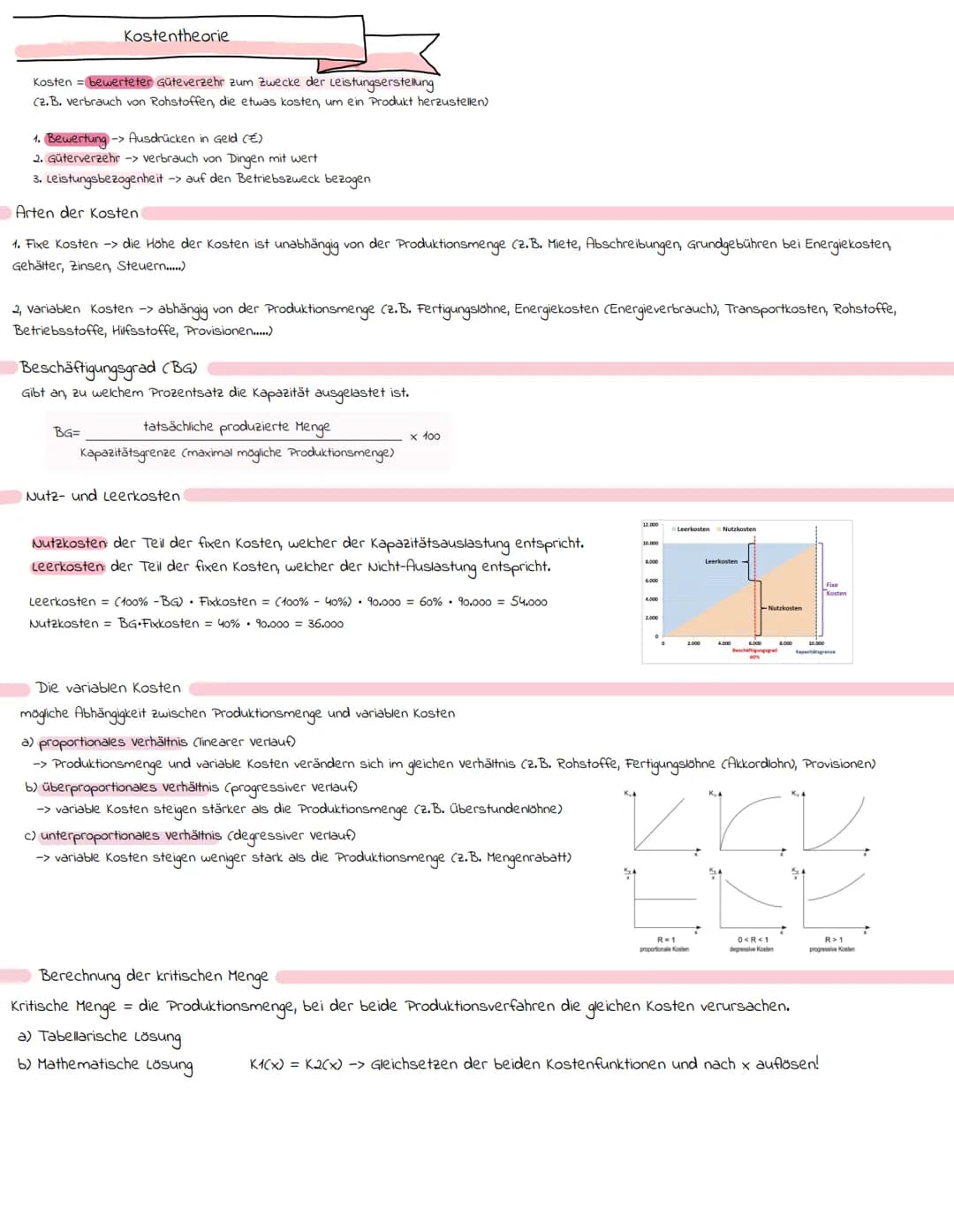 Maschinenstundensatzrechnung
Die Maschinenstundensatzrechnung ist Teil der Kostenträgerstückrechnung und eine alternative Form der Zuschlags