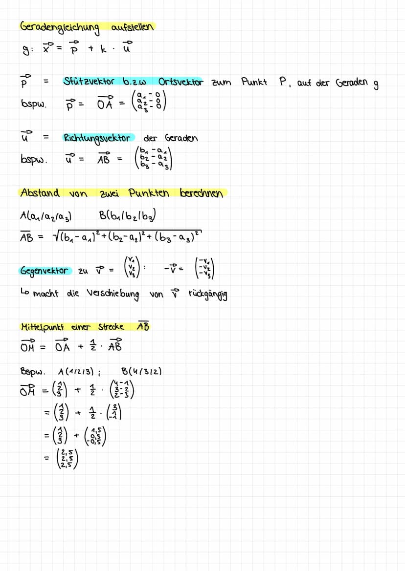 Koordinaten eines Vektors AB
B (b₁/b₂/b3)
A (an/a₂/93)
AB = (82-83)
az
Betrag eines Vektors a
gilt:
a =
Addition von Vektoren
a₁
az
93
a und
