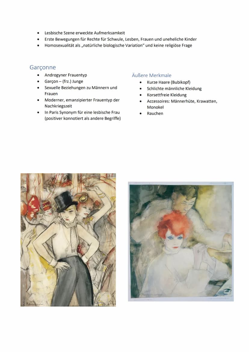 Jeanne Mammen
(1890-1976)
Biografie
●
●
●
Ab 1915 wieder in Berlin
Malte und zeichnete in einem berliner Lesbenclub
Erste Ausstellung in ein
